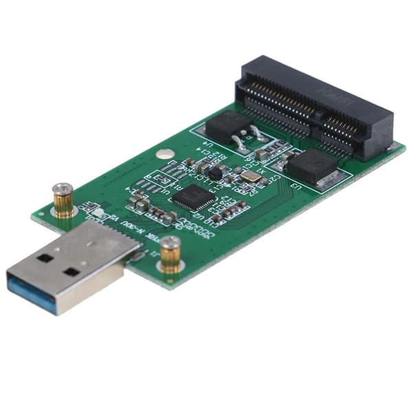 Mini USB 30 till PCIE mSATA Extern SSD PCBA-omvandlaradapterkort