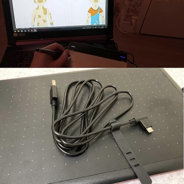 USB-strömkabel för Wacom digital ritplatta Laddning för CTL4100 6100 CTL471