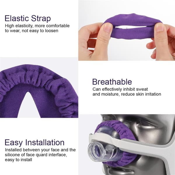 4-pack CPAP-maskfoder kompatibla med N20 näsmasker Mjuka maskkuddöverdrag minskar hudirritation