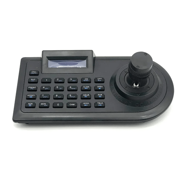 3D Axis Joystick CCTV Tangentbordskontroll Knappsats för AHD Säkerhet PTZ Speed Camera Decoder DVR NVR Pelco RS485 EU-kontakt XY