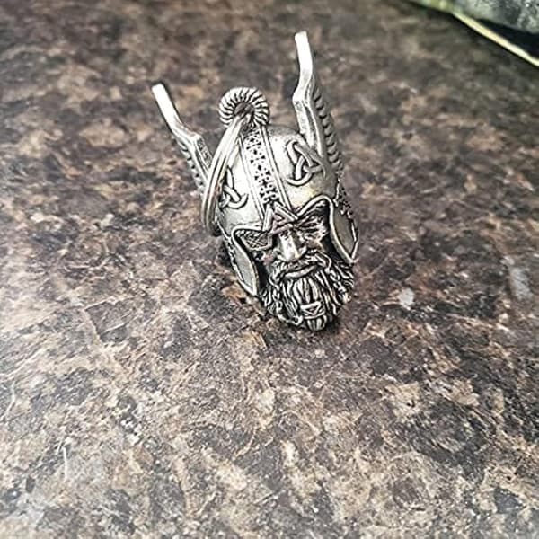 Playstala Viking Gud Oden Väktarklocka Lyckoamulett Bikerpresent