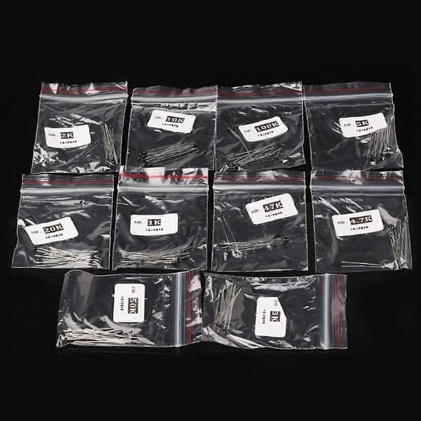 100 st 2K NTC Termistor Motstånd Kit Exakt Temperatur Termistor
