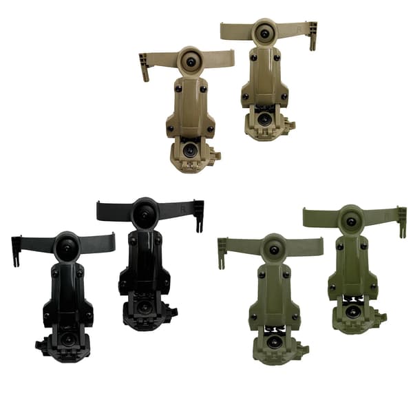 Taktiskt headsetfäste Fast Ops Core Hjälm ARC Rail Adapter Set passar för Comtac II Series Brusreducerande Headset