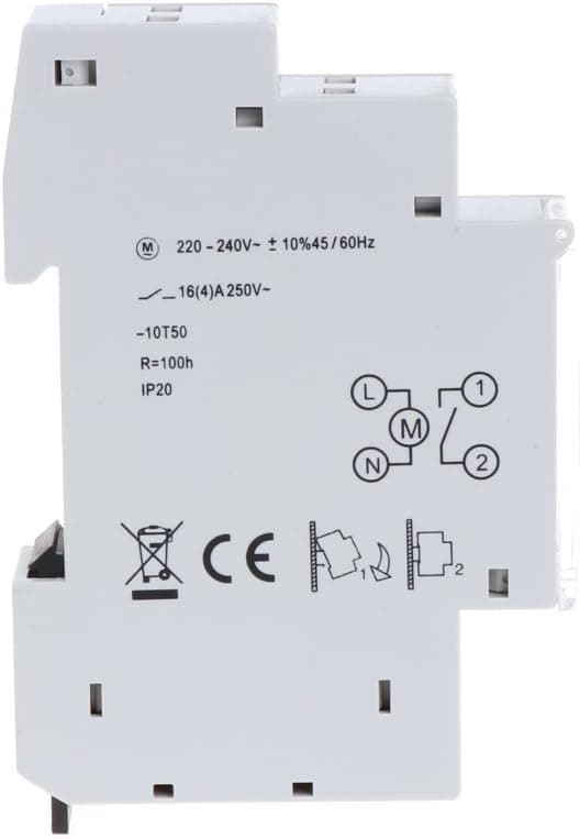 110-240V 16A DIN-skena timerrelä mekanisk 24 timmar programmerbar