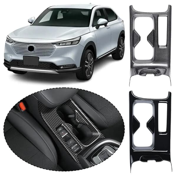 Bilens mittkonsol armstödslåda vattenkopp ramöverdrag för Honda HRV VEZEL interiörtillbehör för RHD