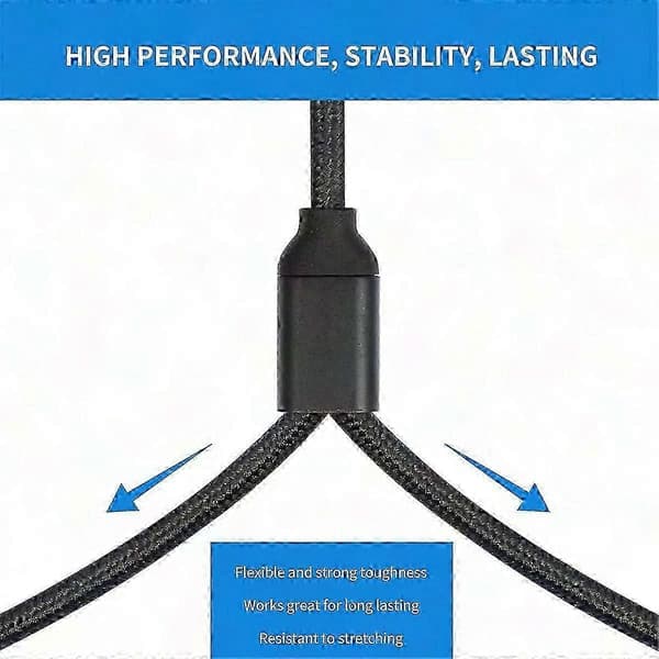 USB C till 2 XLR Hane Kabel Högupplöst Ljud 32Bit/384Khz för Studio