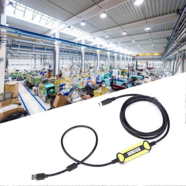 Programmeringskabel Passar Mitsubishi-FX1S/1N/2N/3U FX-serien PLC USB-SC09-FX 2,5 meter