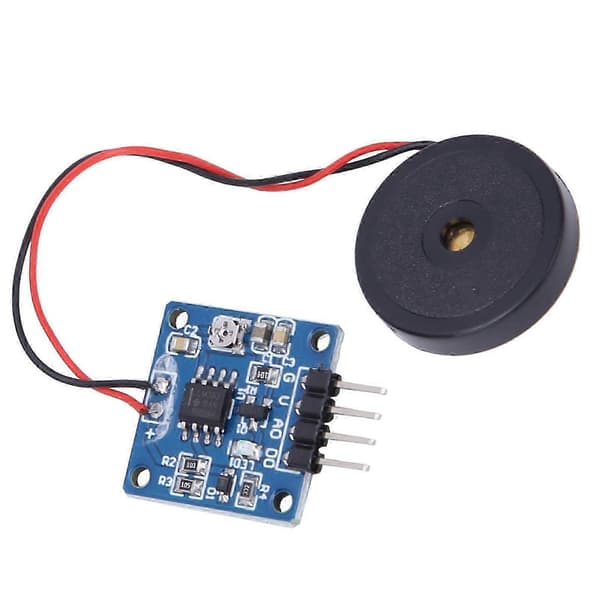 Piezoelektrisk Vibrationssensor Modul Vibrationsbrytare Modul 5.0V DC AD/DO