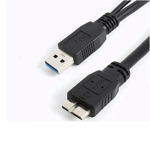 HDD USB 30 Typ A till Micro B Y-kabel USB30 Datakabel för extern mobil hårddisk Datakablar