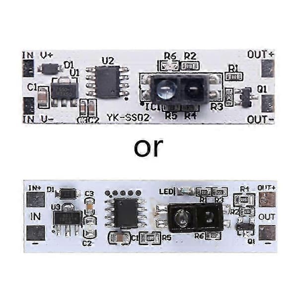 LED Rörelsesensor 12V 60W Skåp LED-lampor Touch Switch Handvågsdimmer