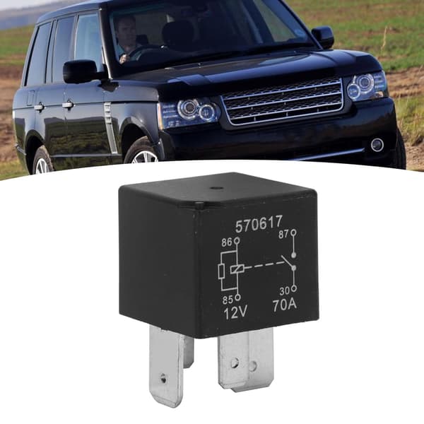 Luftfjädringspump Kompressorrelä 12W 70A LR023964 för L322 2006 till 2012