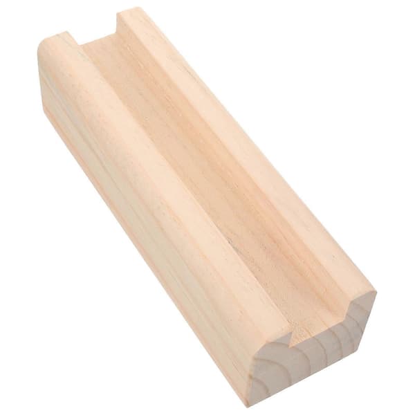 Helkroppsspegelställ 25cm Displaystöd Heminredning Trä Displayställ Rack