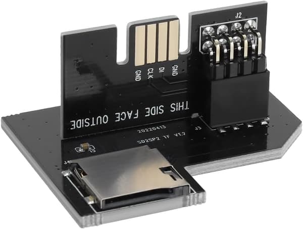 SD2SP2 Pro lagringskortläsare Micro SD-kortläsare minneskortadapter stöder TFCard kompatibel med GameCube (DOL-001)