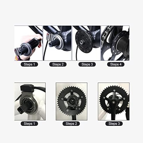 Drfeify Elcykel Assistanssensor E Cykel Pedalsensor 12 Magneter Elcykel Pedal PAS System Assistent Sensor för Elcykel