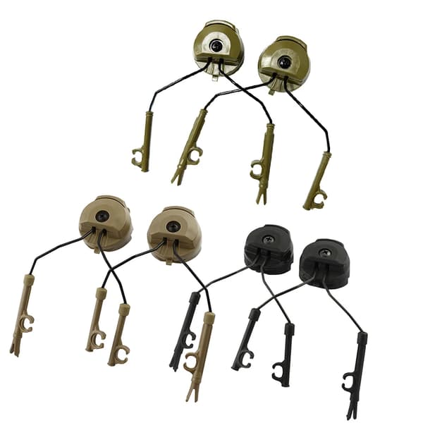Taktiskt headsetfäste Fast Ops Core Hjälm ARC Rail Adapter Set passar för Comtac II Series Brusreducerande Headset