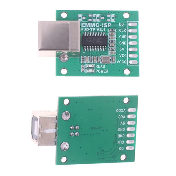 USB-B Typ Mobiltelefon Reparation Flash Enhet AU6438BS; Lås upp med EMMC-ISP Artifact Line