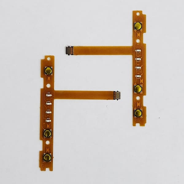 Joycon glidskena vänster och höger med sensorflexkabel kompatibel med Nintendo Switch Joycon Controller Slider Rail