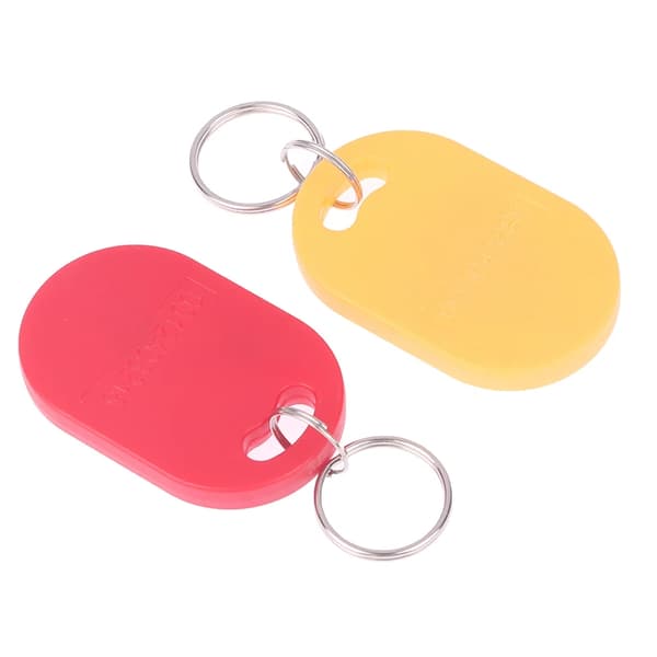 Dubbelchip Frekvens RFID 125KHZ T5577 1356MHZ Utbytbar Skrivbar IC+ID Omprogrammerbar Komposit Nyckelbricka