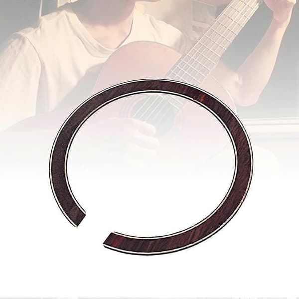 GXB11 Trägitarr Rosett Böjda Remsor Gitarr Ljudhål Inlägg Gitarrdekaler 109mm