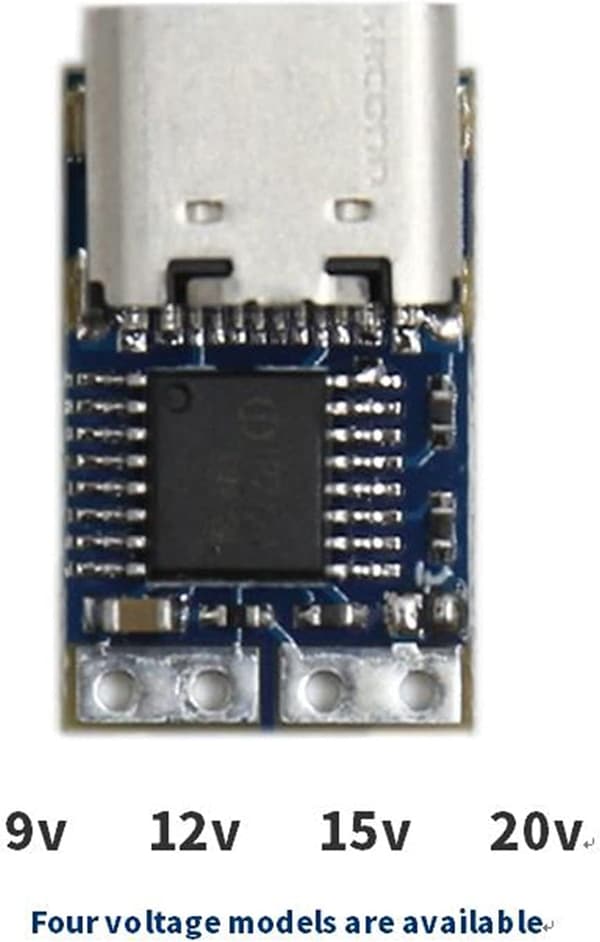 DEWIN Trigger Module 5st USB-C PDC004 PD 12V DC Fast Spänning Strömutlösningsmodul 5A Typ-C Hona Ingång