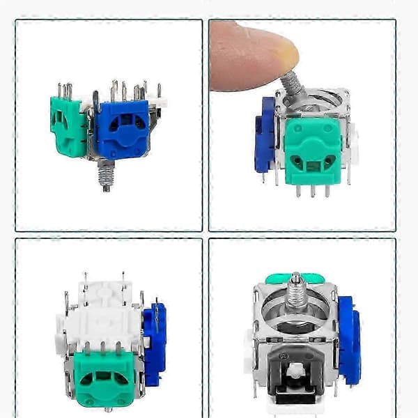 Hall Effect Joystick Ersättning för Elite 2 Kontroller, 2-pack, Fixa Drift