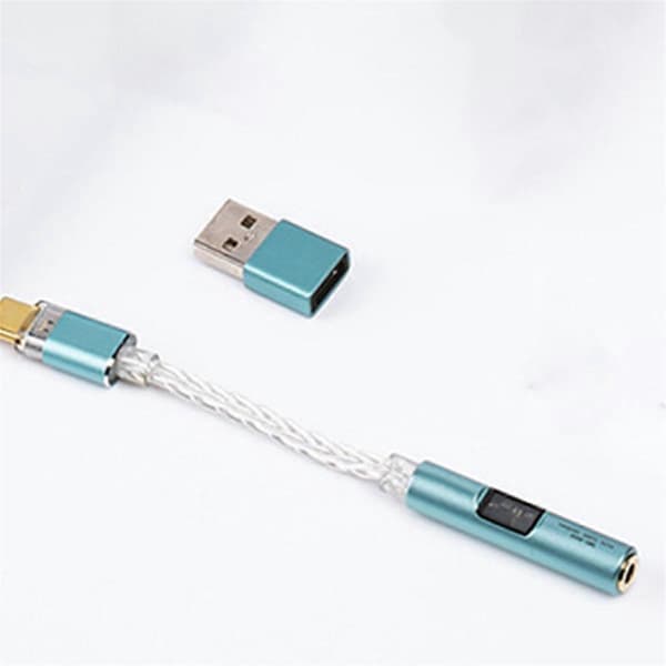 NK1 MAX Adapter MAX97220 OP-AMP IC HiFi Portabel Typ-C Förstärkarkabel CX31993 Dekoderchip Silverpläterad OCC-tråd