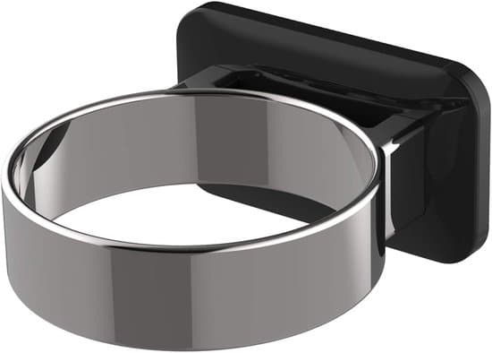 Väggmonterad hållare för hårtork - Extra stor ram - Silver