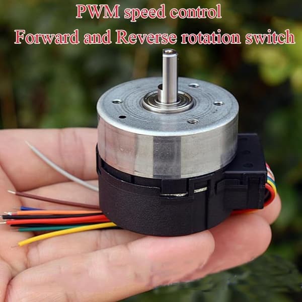 24H Borstlös Servomotor DC 12V inbyggd drivrutin PWM hastighetskontroll 100-linjers encoder.