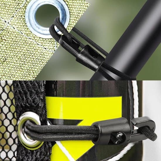 20 stk. elastiksnore med kroge, elastisk gummi med kroge, spændestropper 25 cm, multifunktionelle presenningsstropper til campingpresenninger og campingvogne