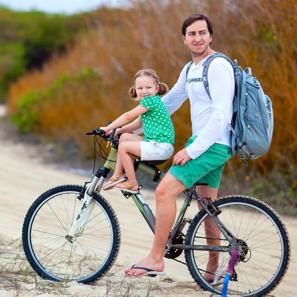 Barncykelsits med armstöd, frammonterad småbarnscykelsits för mountainbikes, barncykelsits för åldrarna 2–5 år