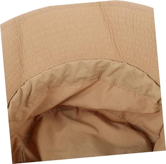 Pige bøllehat Let og åndbar polyester solhat til strandfest Khaki