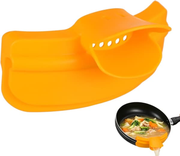 Silikonkanna | Anknäbbsdesign - 16-32 cm kastruller | Precisionshällhjälp & Sil