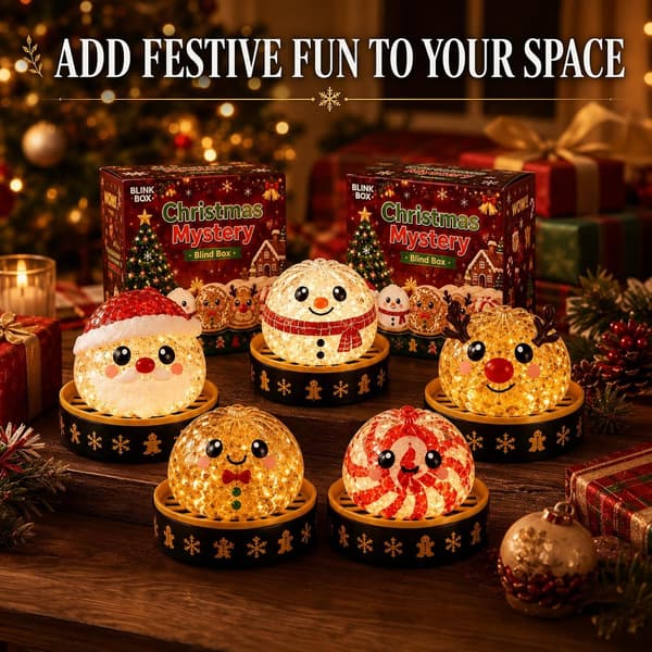 5-pack julklämleksaker Tomte Snögubbe Pepparkaka & Ren Stresslindrande Fidgetleksaker Mjuka Klämleksaker för Barn