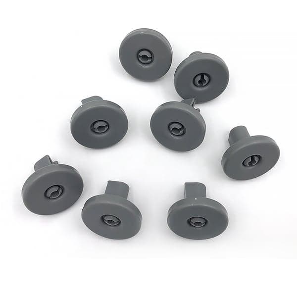 Diskmaskinskorgshjul 8-pack Mörkgrå AEG Privileg Zanussi 40 mm