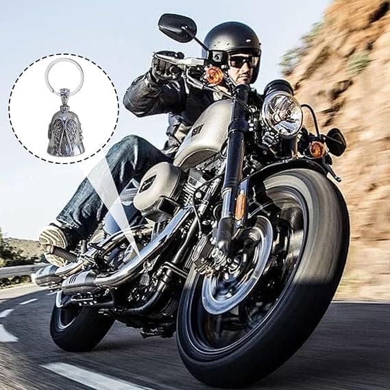 Skytsengel Motorcykelur - Lykkeur i rustfrit stål til motorcykler
