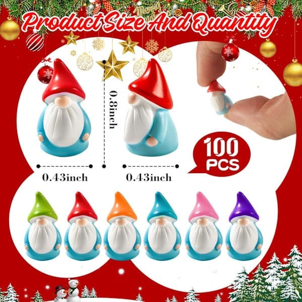 3D-printet jule-nisse som borddekoration