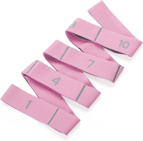 11Loops Stretchband Yoga Pilates Balett Fysioterapi Stretchingrem för Flexibilitet Bensträckningsövning Hållbar Stretchingutrustning