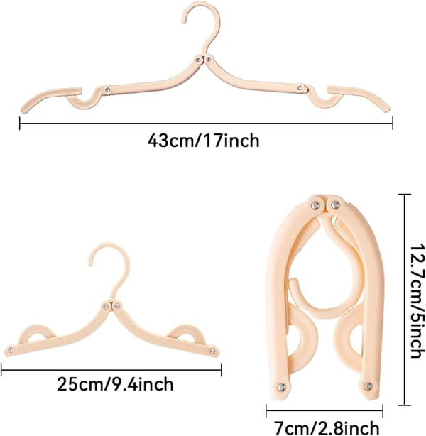 Resefällbar galge Hushåll Multifunktionell Bärbar Galge (Blå Rosa Grön Beige)