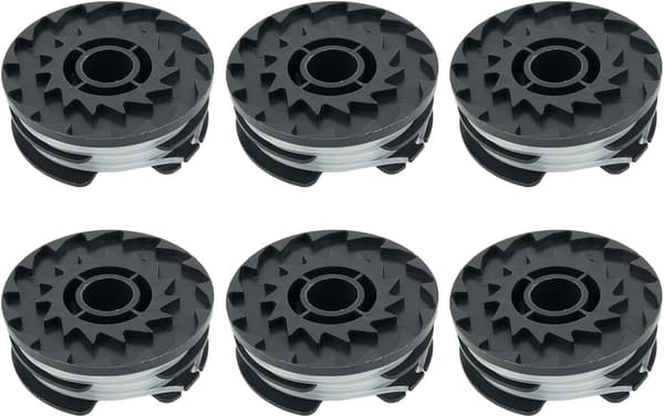 Spole til Parkside Akku Plæneklippere til PRTA 20-Li A1 B2 C3 Auto Feed Erstatning 1,6 mm Nylon Line (6-PAK)