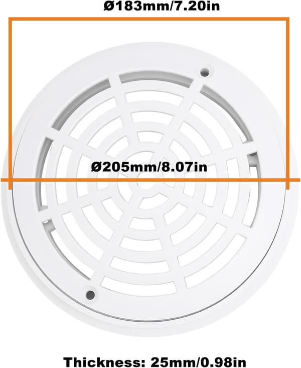 ABS Pool Hovedafløbsdæksel Base med Skruer SP1030 SP-1030 til Swimmingpool