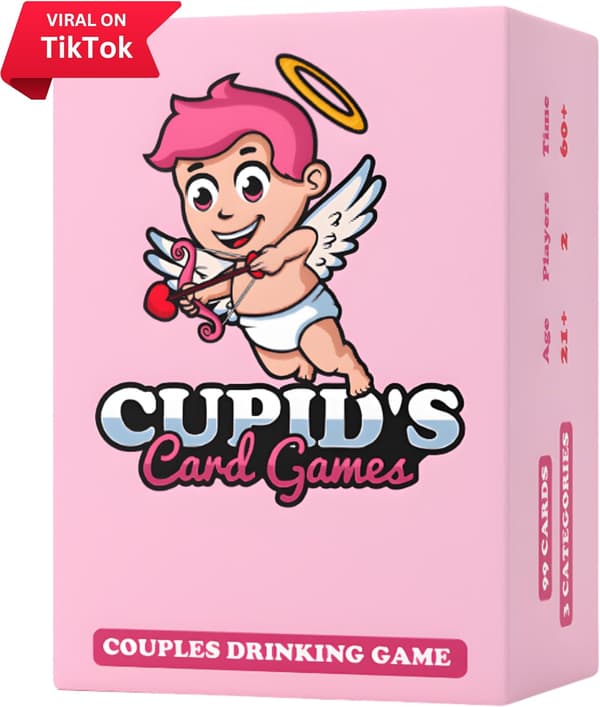 Cupid Solitaire - Endast för vuxna par Drickspel Dejtkväll - Sovrumsspel för par - Alla hjärtans dag presentidéer