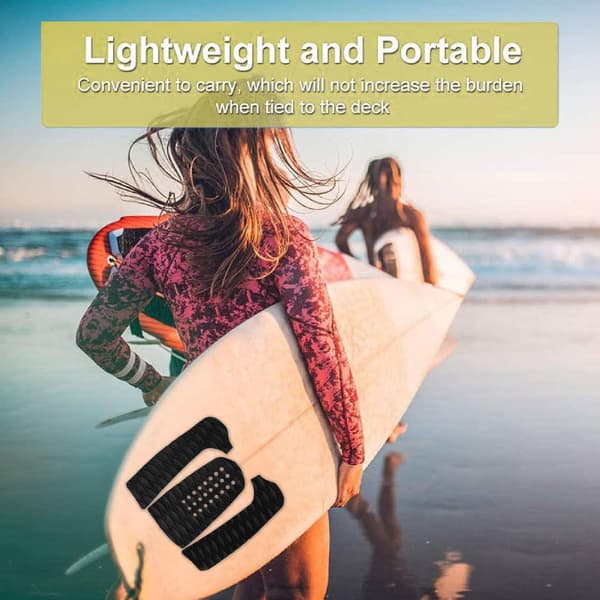 Surfboard Traction Pads Halkfria Främre EVA Greppdynor för Paddleboard Longboard: KLIPPBART Design för Förbättrat Grepp och Stabilitet