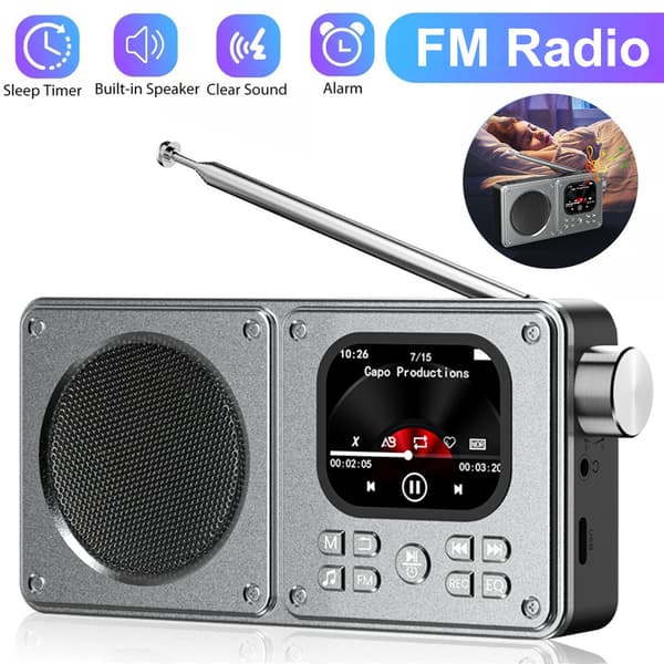 Smart trådlös radio med Bluetooth-uppspelningsfunktion