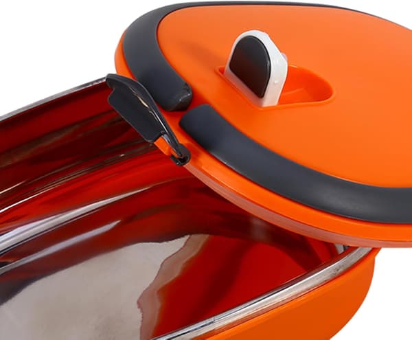 Matlåda i rostfritt stål för studenter, dubbla lager, isolerad, stor kapacitet, bento-låda, rektangulär flerskiktsmatlåda, perfekt som present.