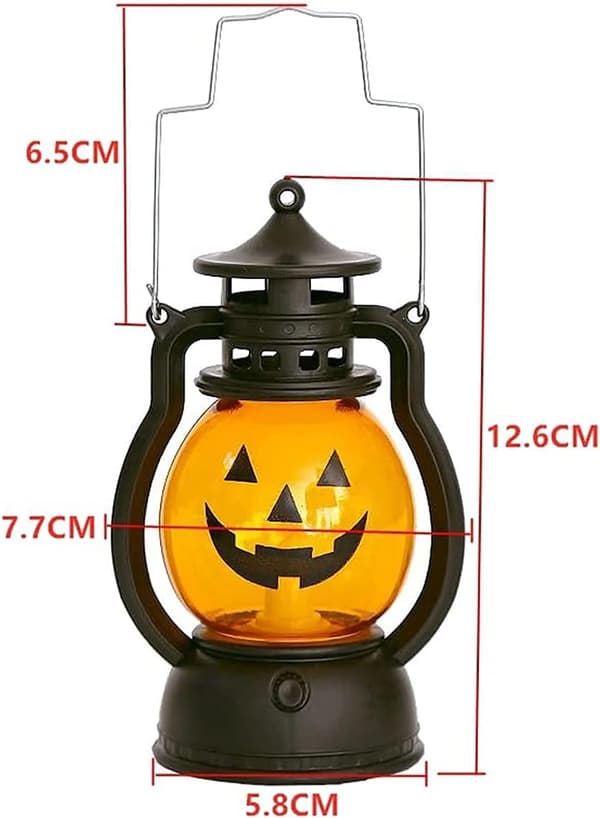 3 STK Halloween Græskar Lanterner til Børn LED Lysende Håndholdte Græskar Lys Batteridrevne Indendørs & Udendørs Dekoration
