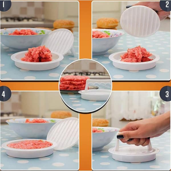 Hamburger Patty Maker, Burgerpresseform til perfekte kødboller, BBQ Grill Hamburger Patty Presser til hjemmekøkken