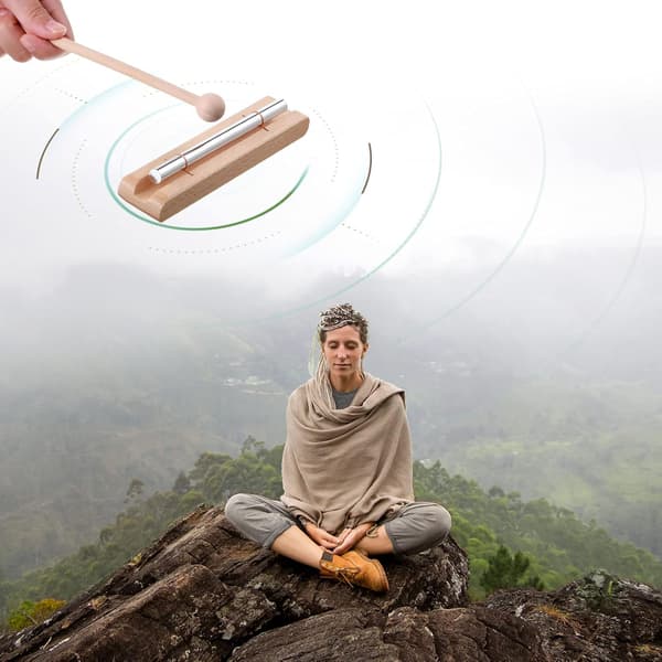 2 kpl energiakello tikulla, meditaatiokello, mindfulness-rannekello, luokkahuonekello rukoukseen, joogaan, lyömäsoittimeen, muistutuskello itämainen