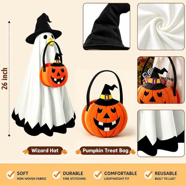 Halloween Veranda Gåseoutfit med Slikpose Passer til 23\" Statue Udendørs Indretning