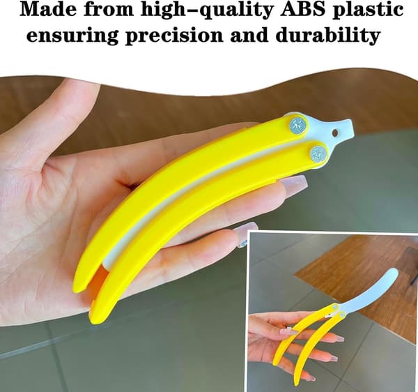 Bananfjärilskniv Robust Fjärilsfidgetkniv för utomhusträning och motion