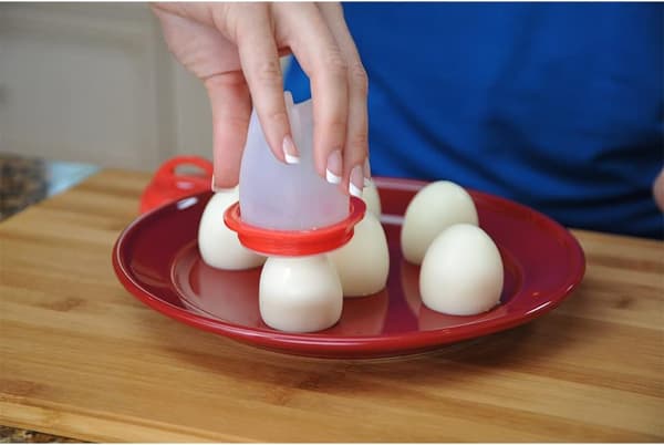 Egglettes Eggekoker - Hardkokte egg uten skall, 4 eggekopper